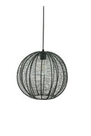 Black Metal Round Hang Lamps (2) - S | By-Boo Floss | Dutchfurniture.com
