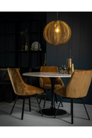 Bronze Metal Round Hang Lamps (2) - S | By-Boo Floss | Dutchfurniture.com