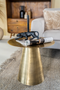 Brass Pedestal Side Table | By-Boo Mastic | Dutchfurniture.com