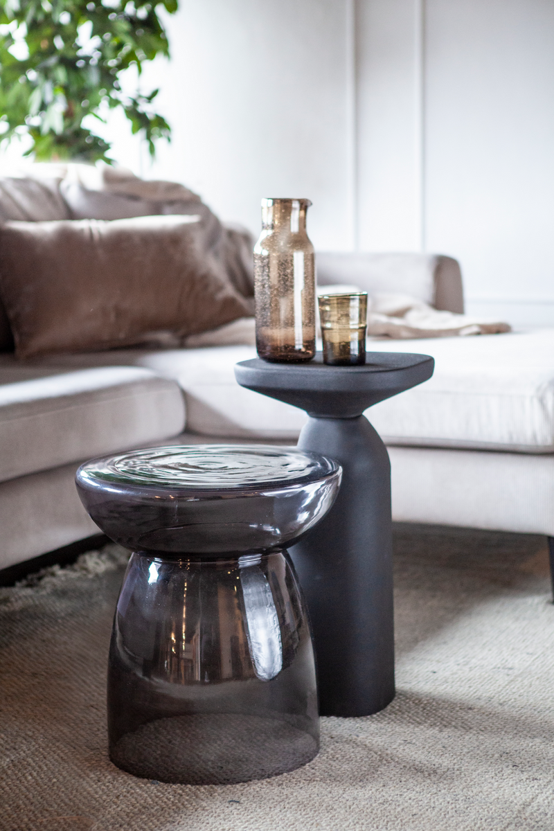 Black Aluminum Side Table | By-Boo Squand