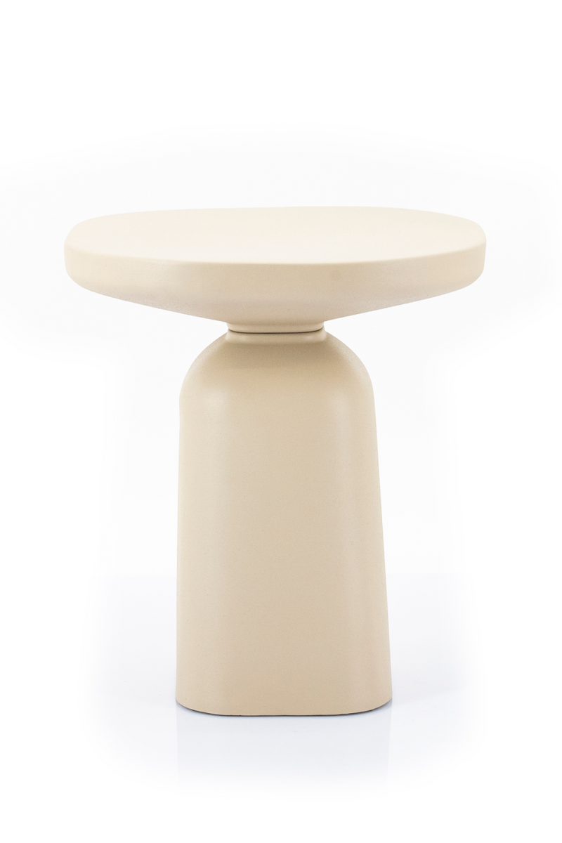 Beige Aluminum Side Table | By-Boo Squand | Dutchfurniture.com
