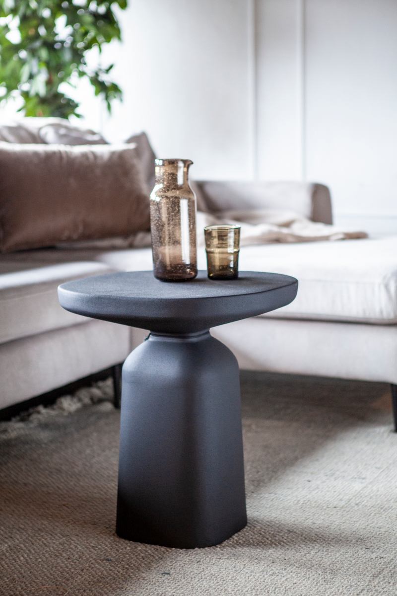 Black Aluminum Side Table | By-Boo Squand | Dutchfurniture.com
