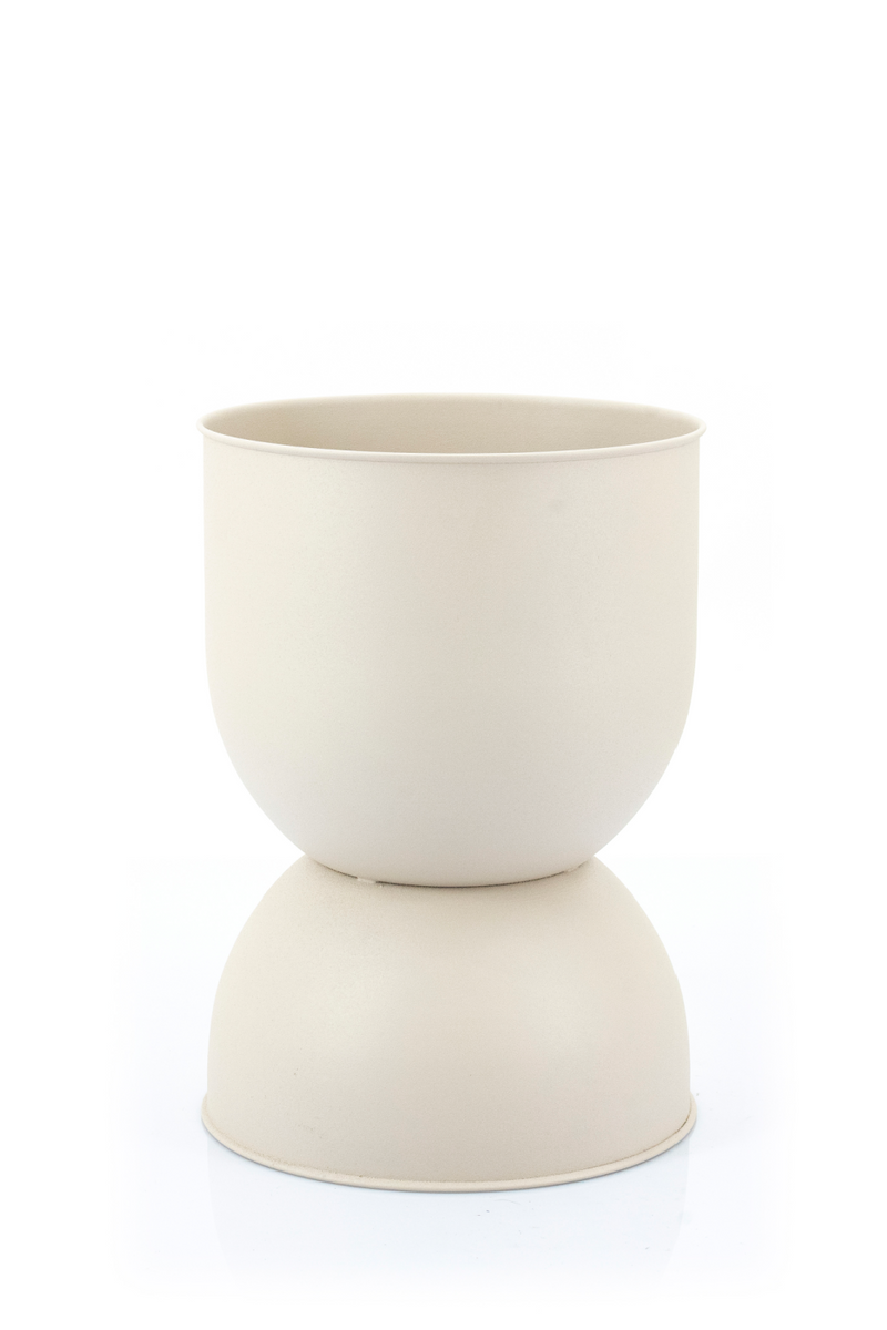 White Metal Decorative Vase | By-Boo Diablo | Dutchfurniture.com