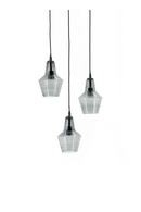 Glass Industrial Pendant Lamp | By-Boo Orion Cluster | Dutchfurniture.com