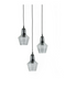 Glass Industrial Pendant Lamp | By-Boo Orion Cluster | Dutchfurniture.com