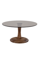 Round Pedestal Coffee Table L | By-Boo Boogie | Dutchfurniture.com