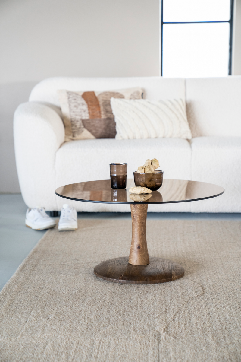 Round Pedestal Coffee Table L | By-Boo Boogie | Dutchfurniture.com