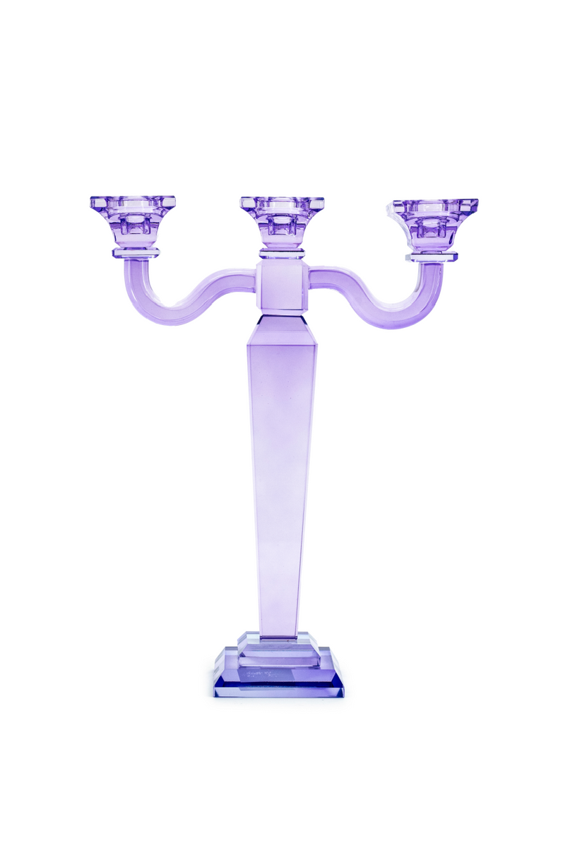Classic Glass Candle Holder (2) | By-Boo Presly | Dutchfurniture.com