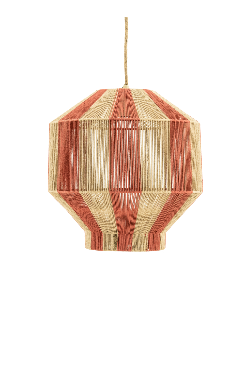 Jute Geometrical Pendant Lamp | By-Boo Cirque 1 | Oroatrade.com