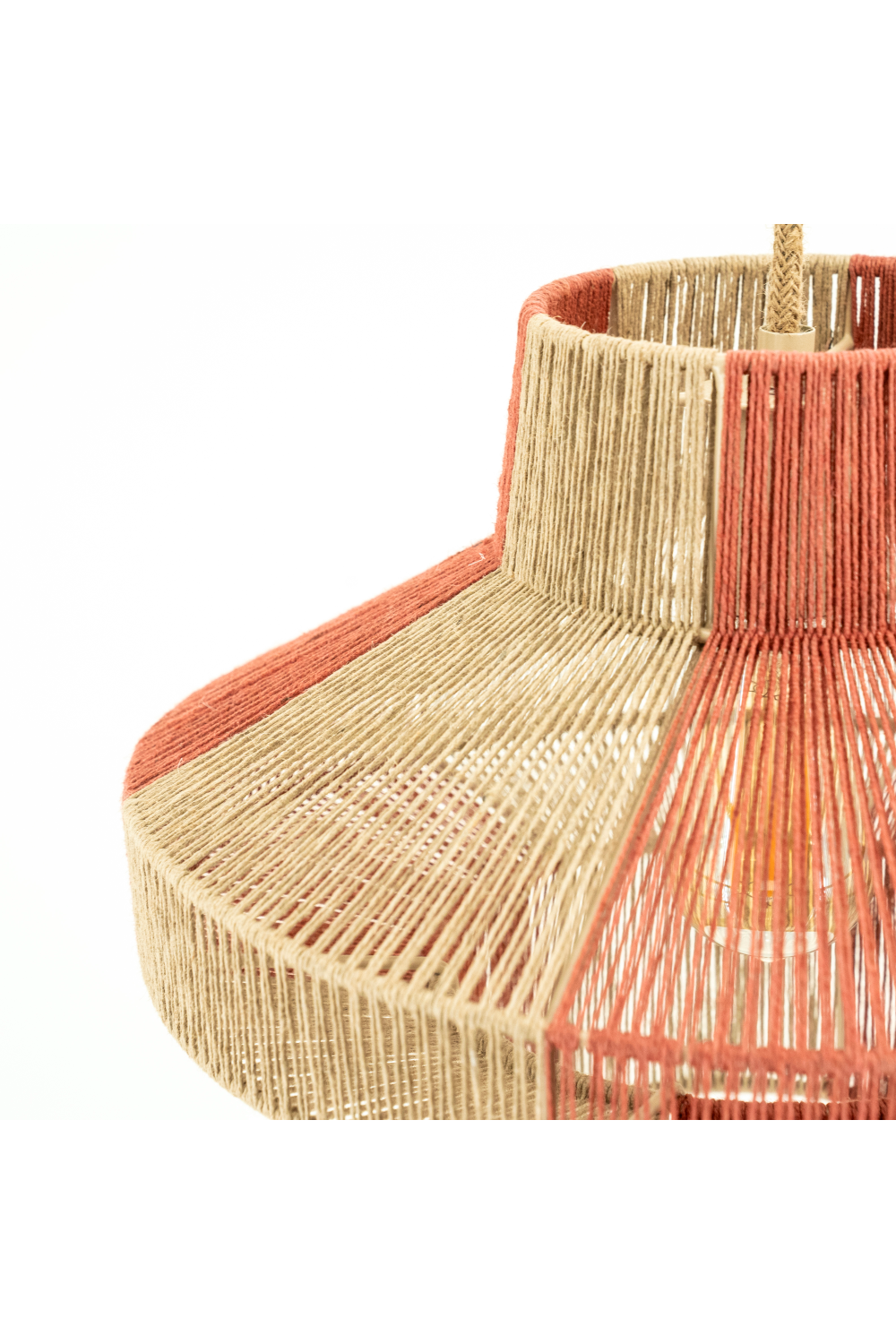 Jute Modern Pendant Lamp | By-Boo Cirque 3 | Dutchfurniture.com