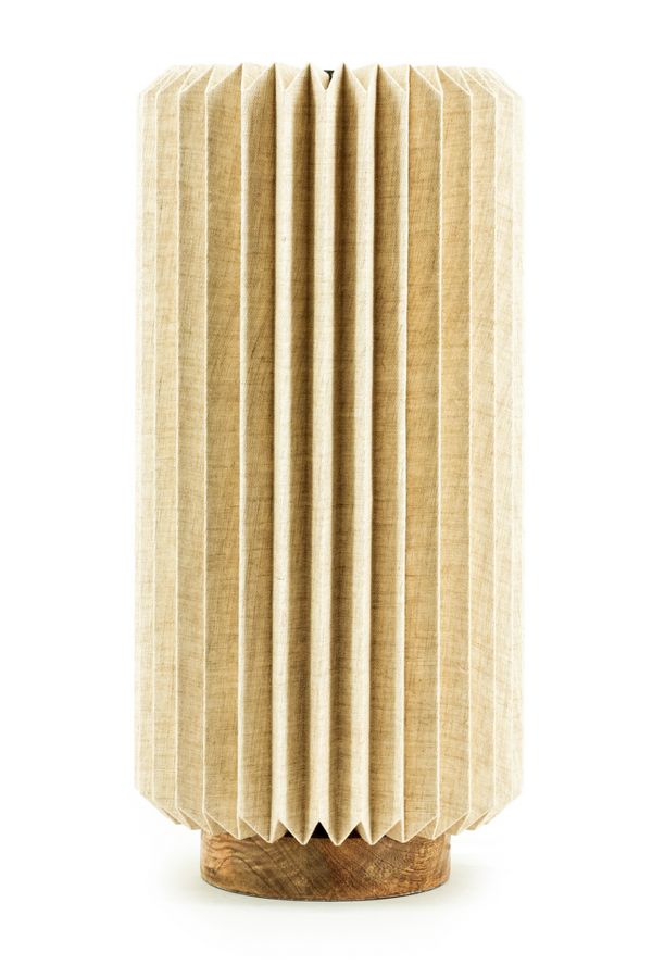 Fluted Linen Table Lamp | By-Boo Zuki | Dutchfurniture.com