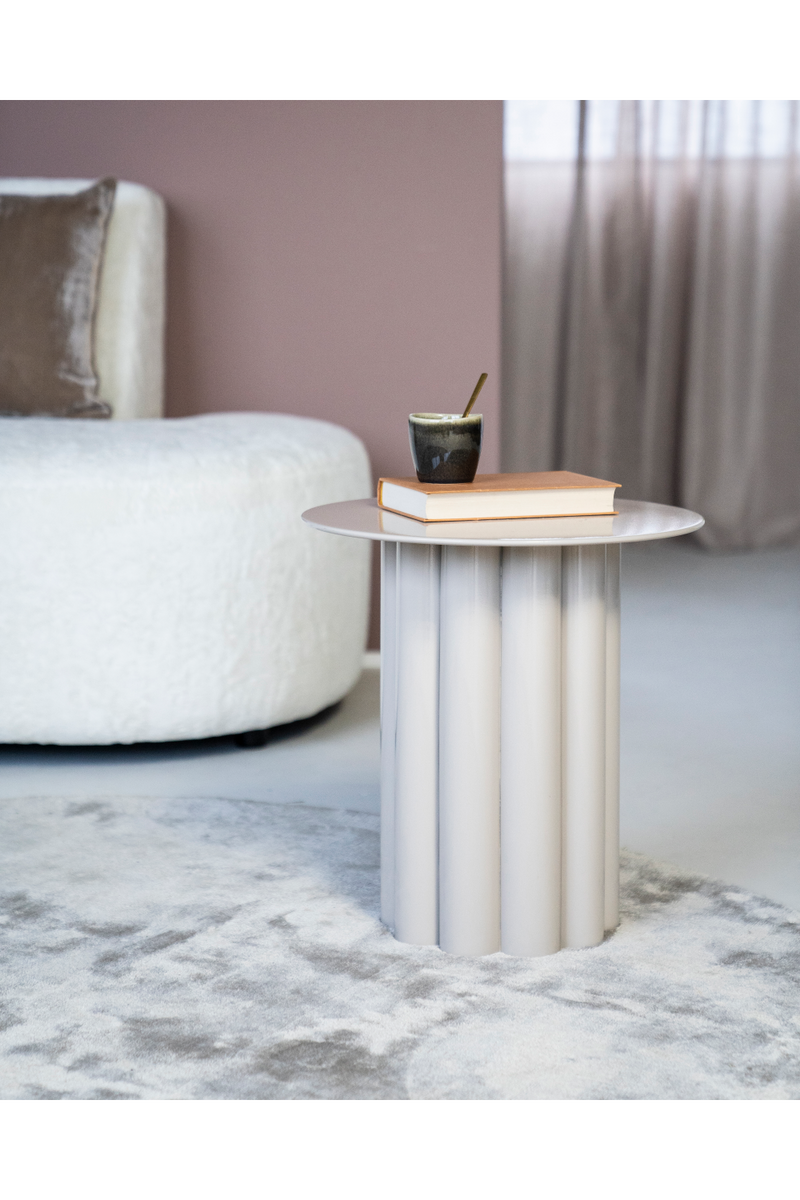 Metal Round Side Table | By-Boo Olympa | Dutchfurniture.com