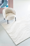 White Swirl Wool Carpet | By-Boo Soil | Dutchfurniture.com