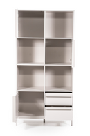 White Metal Bookcase | By-Boo Boaz | Dutchfurniture.com