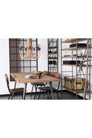 Dark Wooden Dining Chairs (4) | Dutchbone Scuola | DutchFurniture.com