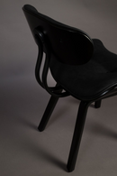 Black Tufted Dining Chair | Dutchbone Blackwood | DutchFurniture.com