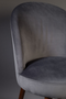 Gray Velvet Dining Chair (2) | Dutchbone Barbara | DutchFurniture.com