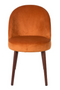 Orange Velvet Dining Chairs (2) | Dutchbone Barbara | DutchFurniture.com