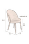 Camel Velvet Dining Chairs (2) | Dutchbone Barbara | DutchFurniture.com