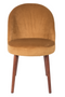 Camel Velvet Dining Chairs (2) | Dutchbone Barbara | DutchFurniture.com