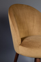 Camel Velvet Dining Chairs (2) | Dutchbone Barbara | DutchFurniture.com