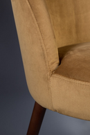 Camel Velvet Dining Chairs (2) | Dutchbone Barbara | DutchFurniture.com