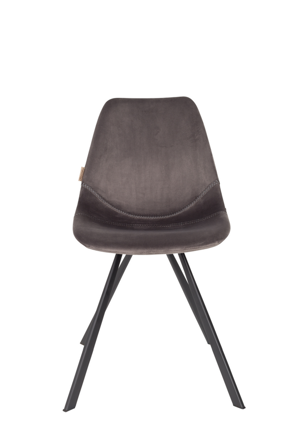 Velvet Upholstered Dining Chairs (2) | Dutchbone Franky | Dutchfurniture.com