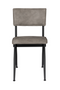 Light Gray Leather Dining Chairs (2) | Dutchbone Willow | DutchFurniture.com
