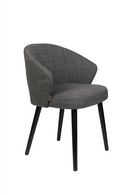 Modern Curved Dining Chair | Dutchbone Waldo | Dutchfurniture.com