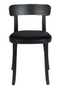 Black Mid-Modern Dining Chairs (2) | Dutchbone Brandon | DutchFurniture.com