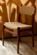 Knitted Cord Dining Chairs (2) | Dutchbone Cecile | Dutchfurniture.com