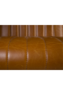 Upholstered Cognac Dining Armchairs (2) | Dutchbone Stitched | DutchFurniture.com