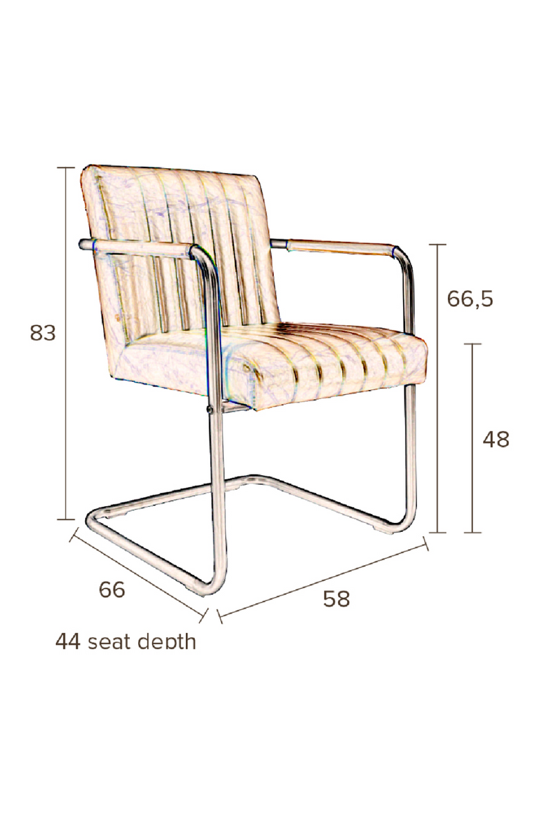 Upholstered Dark Gray Dining Armchairs (2) | Dutchbone Stitched | DutchFurniture.com