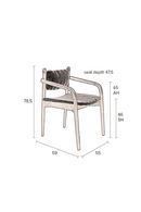 Herringbone Pattern Armchair | Dutchbone Torrance | Dutchfurniture.com