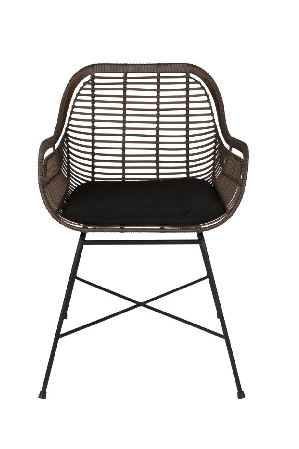 Black Rattan Outdoor Armchairs (2) | Dutchbone Cantik | Oroatrade.com