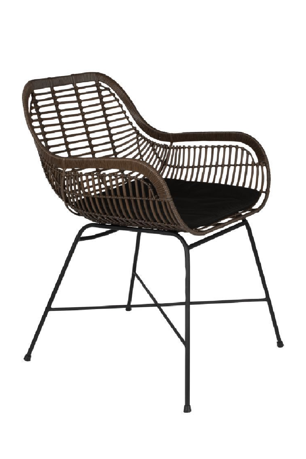 Black Rattan Outdoor Armchairs (2) | Dutchbone Cantik | Oroatrade.com