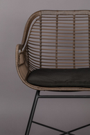 Black Rattan Outdoor Armchairs (2) | Dutchbone Cantik | Oroatrade.com