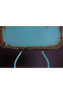 Vintage Turquoise Counter Stool | Dutchbone Ovid | Dutchfurniture.com