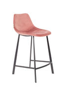 Velvet Upholstered Counter Stools (2) | Dutchbone Franky | Oroatrade.com