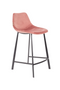 Velvet Upholstered Counter Stools (2) | Dutchbone Franky | Oroatrade.com