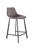 Velvet Upholstered Counter Stools (2) | Dutchbone Franky | Oroatrade.com