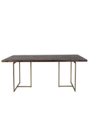 Vintage Brass Dining Table S | Dutchbone Class | DutchFurniture.com