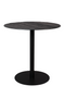 Black Pedestal Bistro Table | Dutchbone Braza | Dutchfurniture.com