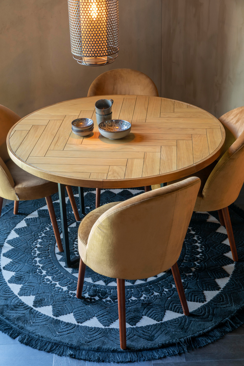 Round Acacia Dining Table | Dutchbone Class | Oroatrade.com