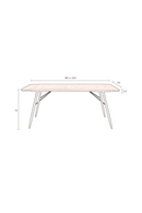 Fir Wood Dining Table | Dutchbone Roger | Dutchfurniture.com