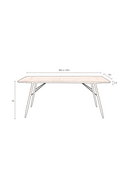 Minimalist Wooden Dining Table | Dutchbone Roger | Dutchfurniture.com