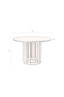 Round Oak Modern Dining Table | Dutchbone Barlet | Dutchfurniture.com