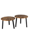 Teak Wooden Coffee Table Set | Dutchbone Mundu | DutchFurniture.com