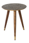 Round Brass End Table | Dutchbone Bast | DutchFurniture.com