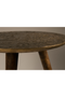 Round Brass End Table | Dutchbone Bast | DutchFurniture.com